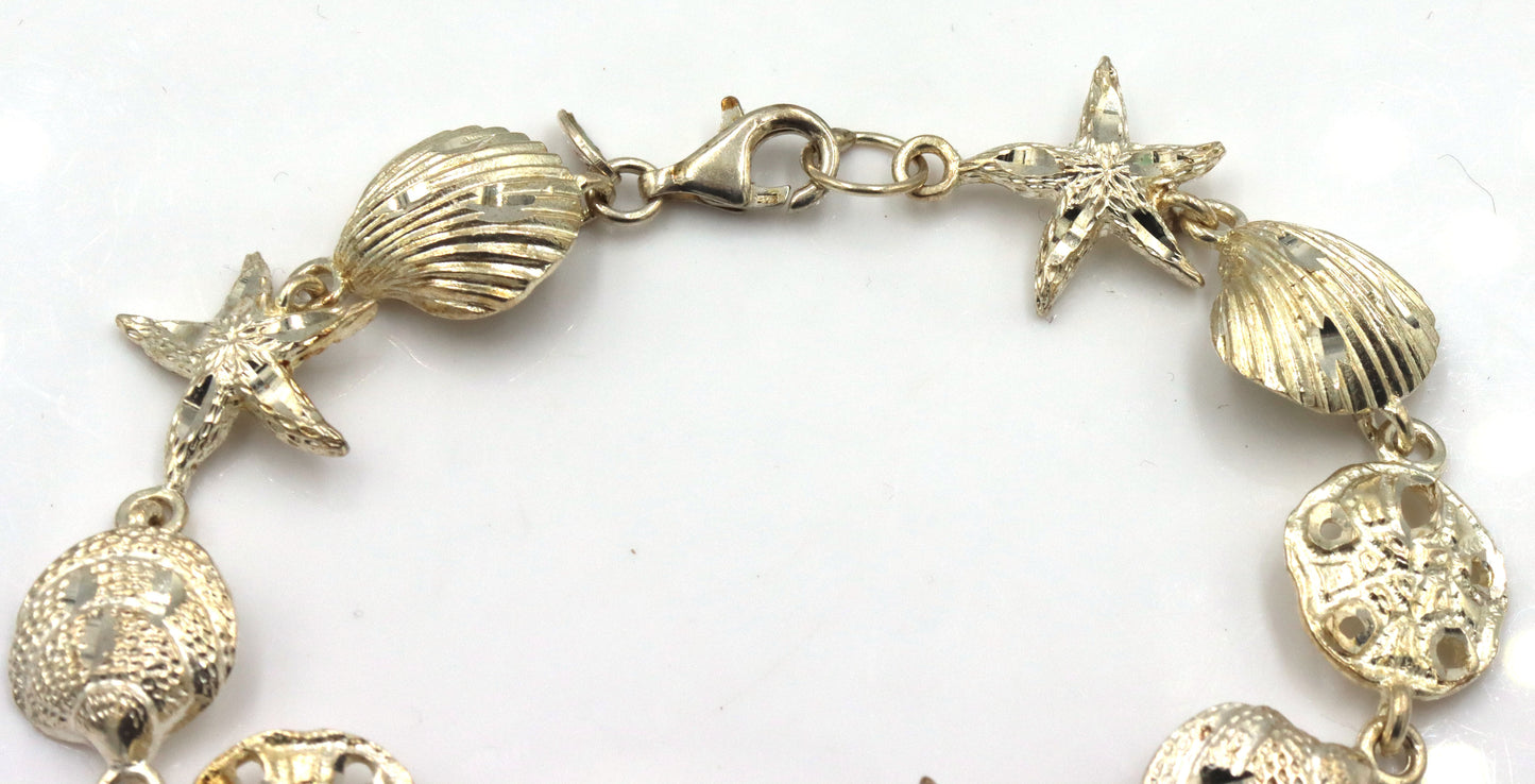 Lot of 2 Vintage 925 sterling silver bracelets