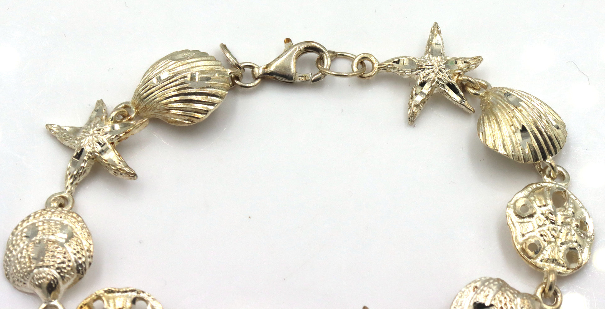 Lot of 2 Vintage 925 sterling silver bracelets