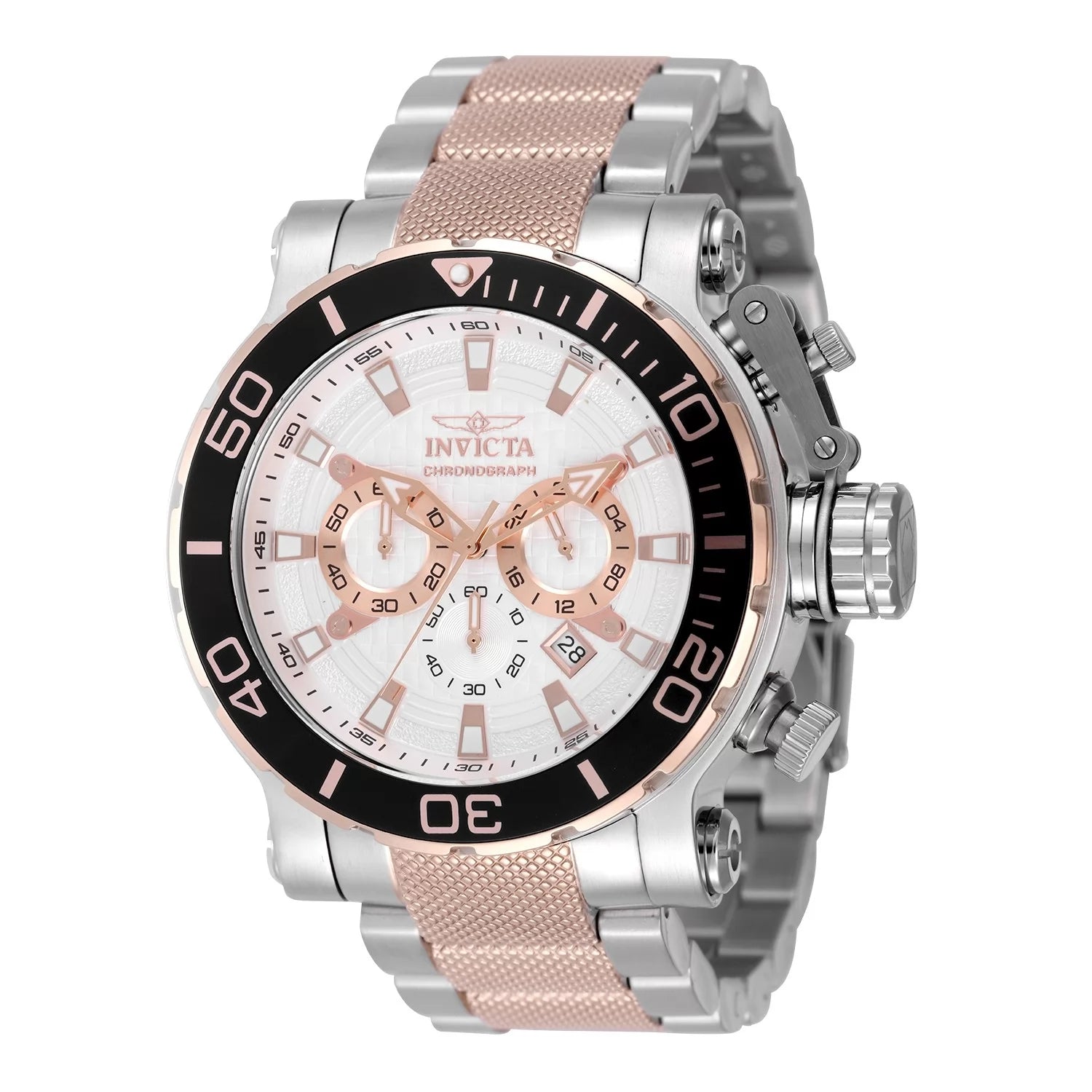Invicta Men's Coalition Forces Quartz VD53 Silver Dial Watch