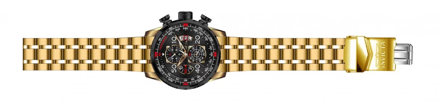 Invicta Men's Aviator Quartz Chronograph Black Dial Watch