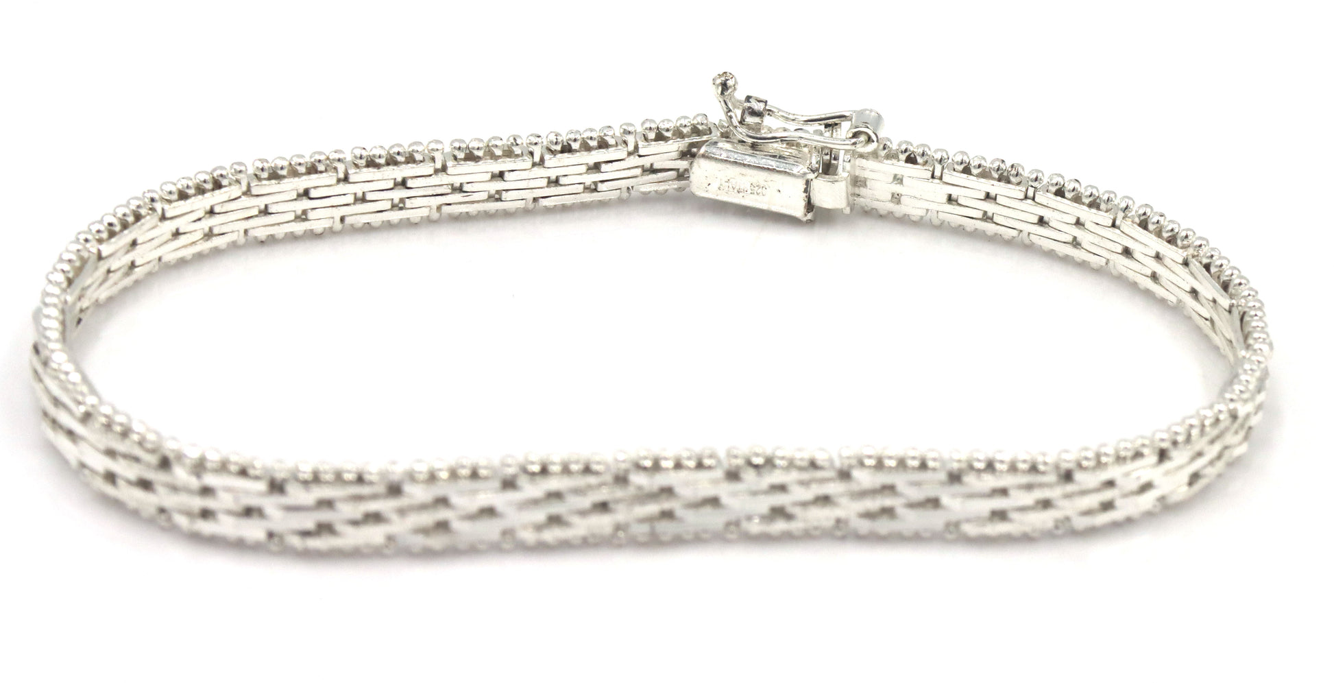 Vintage 925 sterling silver group lot of 3 bracelets