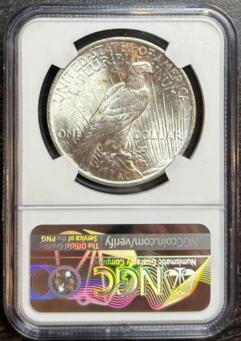 1923 Peace Silver Dollar NGC MS 64