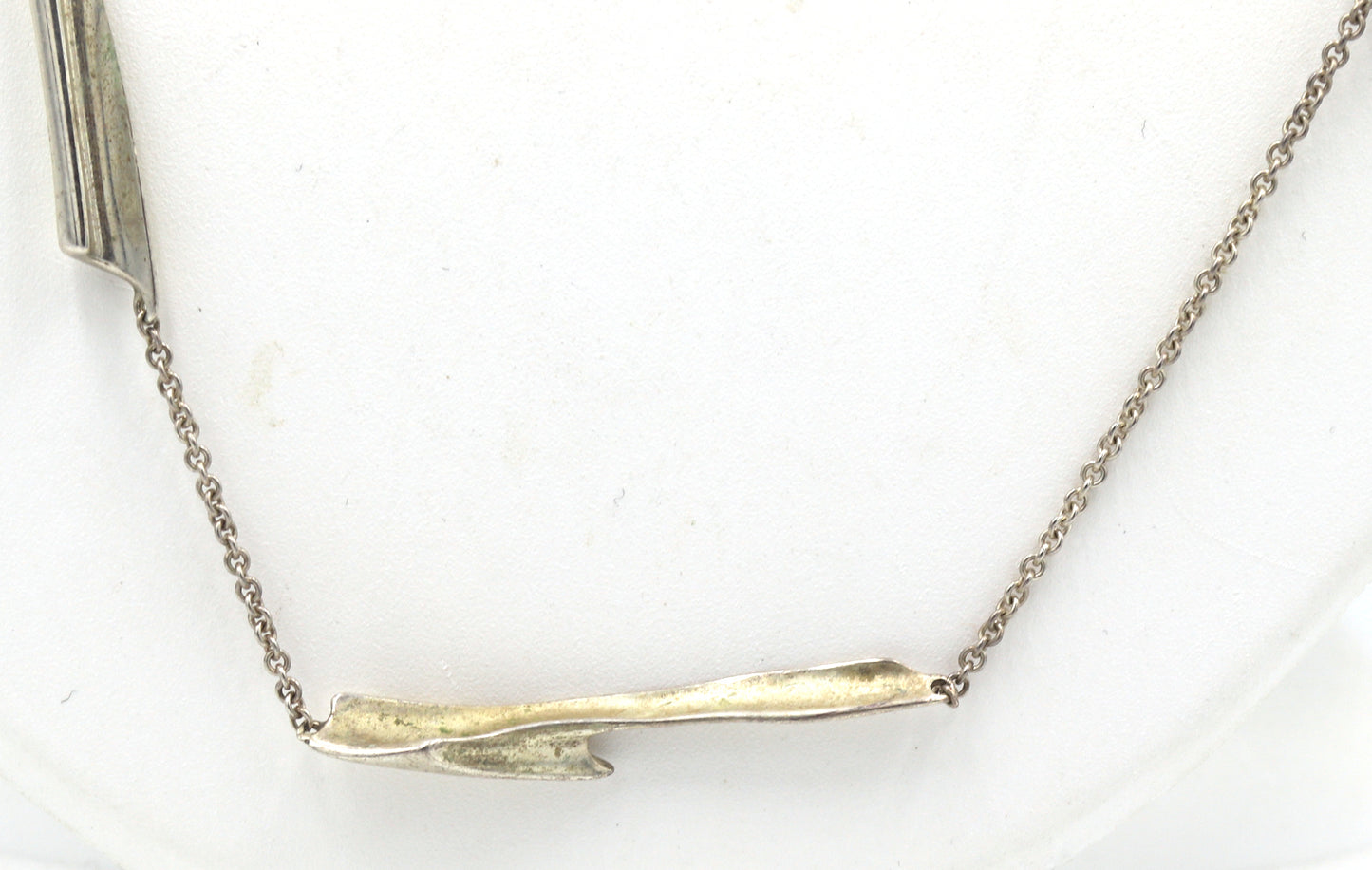925 Sterling silver fancy link chain necklace