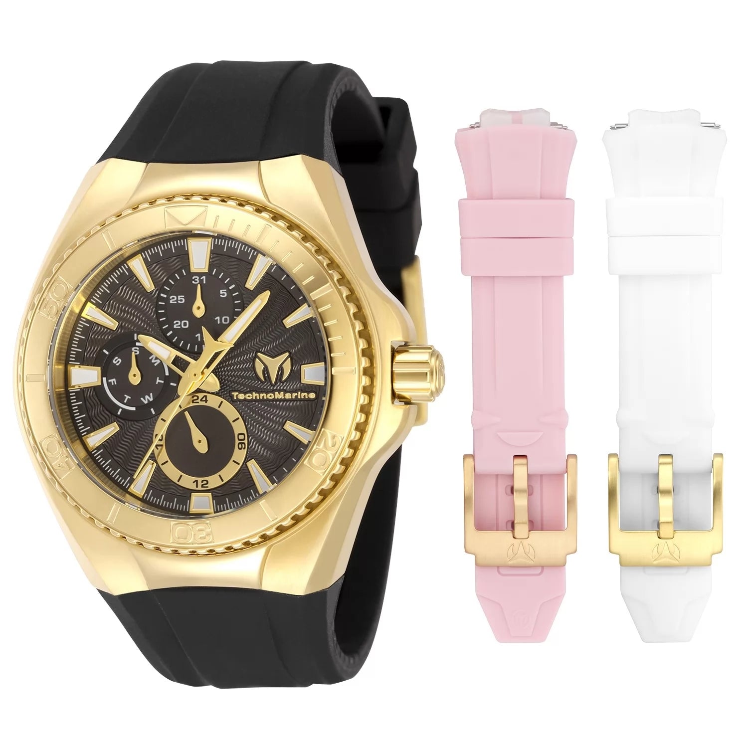 Technomarine Women's Cruise Quartz Chronograph Black Dial Watch