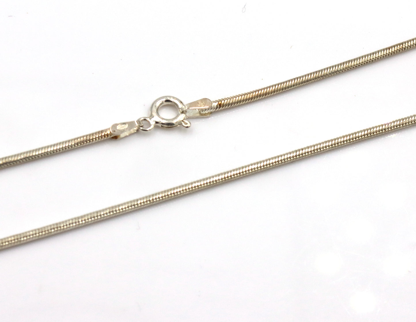 Group lot of 3 vintage 925 sterling silver chains