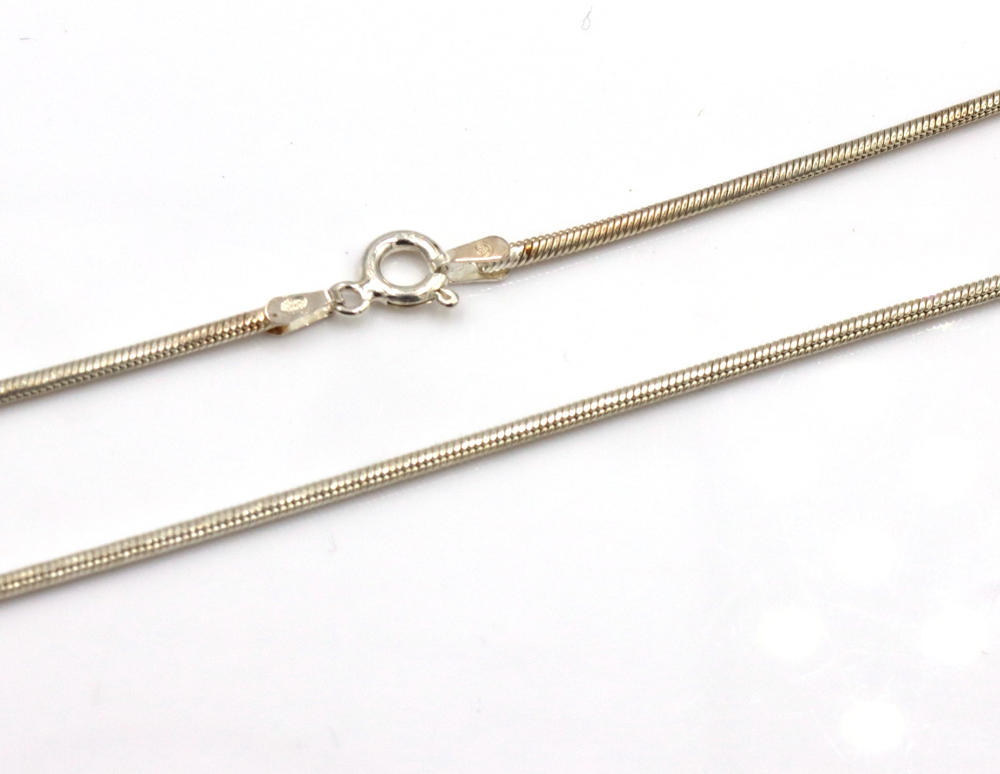 Group lot of 3 vintage 925 sterling silver chains