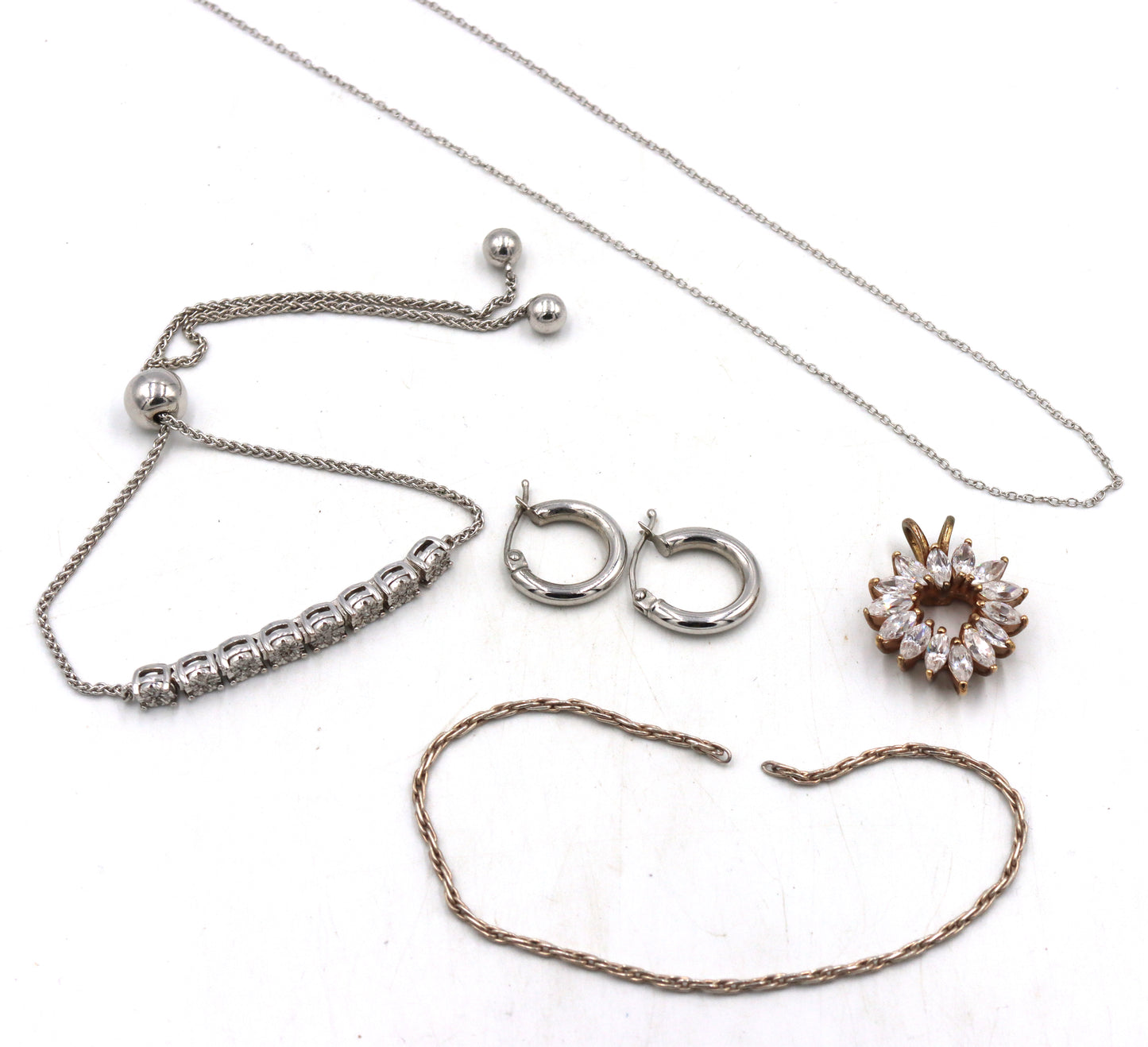 Group lot of Vintage 925 sterling silver mixed jewelry