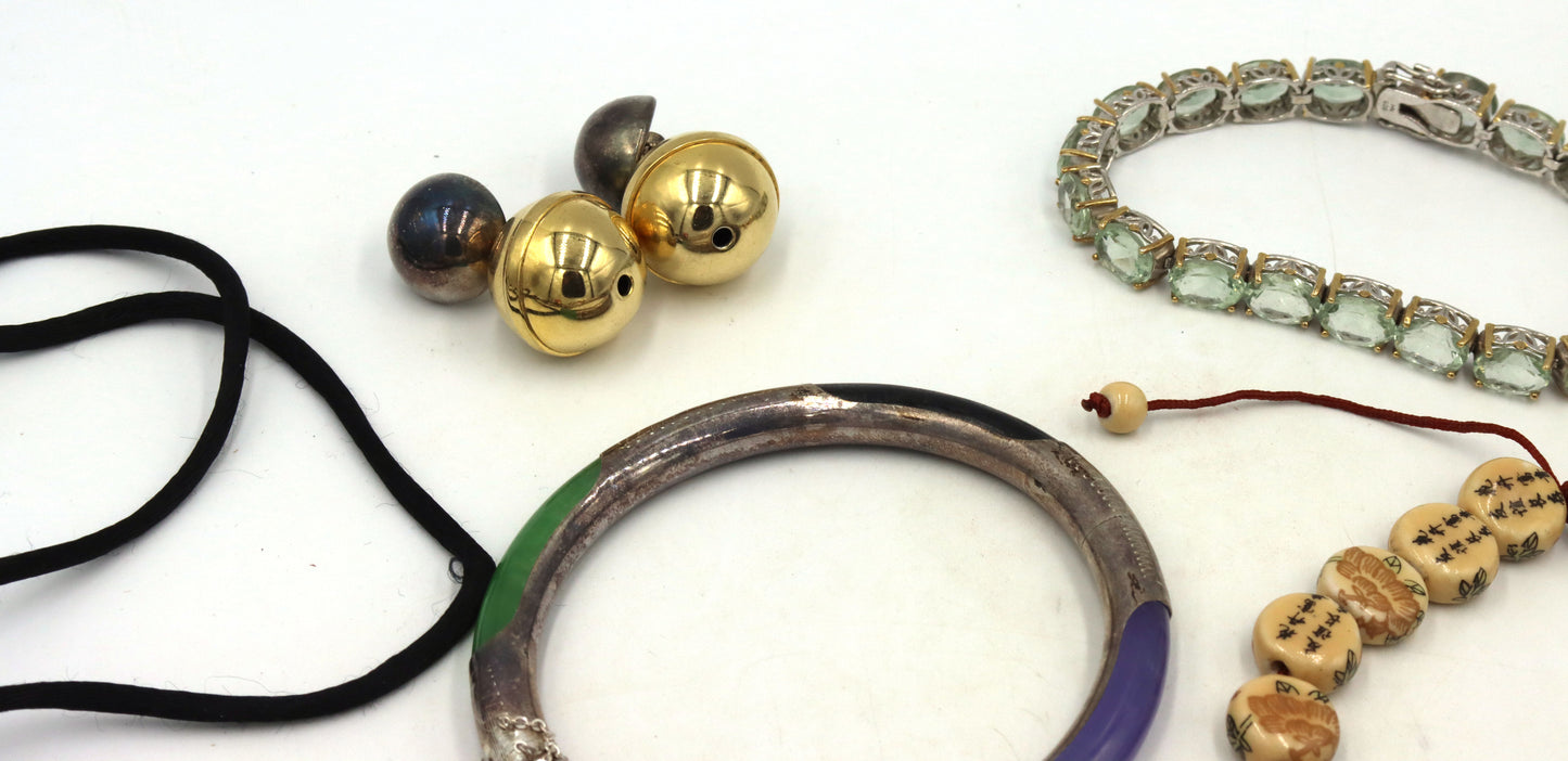 925 Sterling Silver Bulk of Jewerly