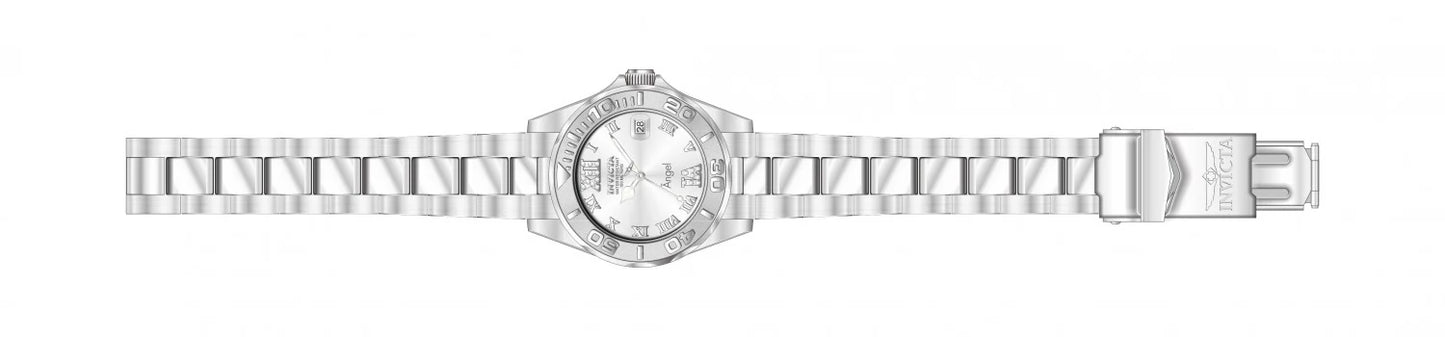 Invicta Women's Angel Quartz 3 Hand Silver Dial Watch