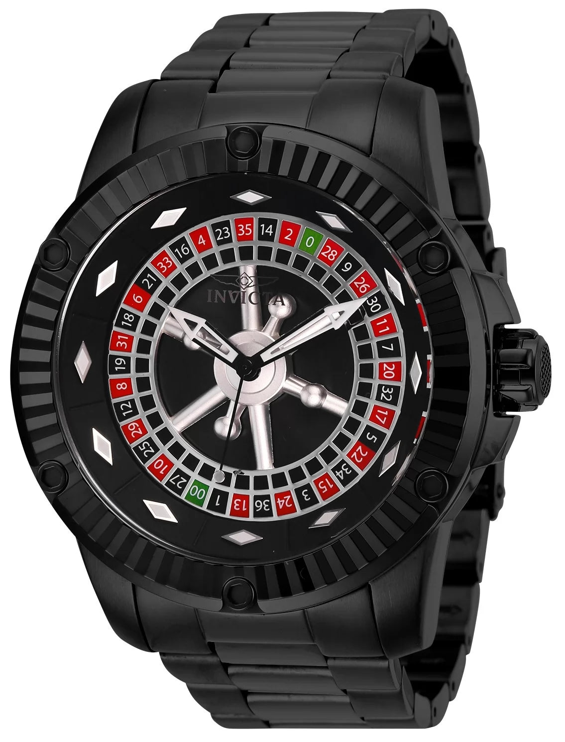 Invicta Men's Specialty Automatic 3 Hand Black Dial Watch