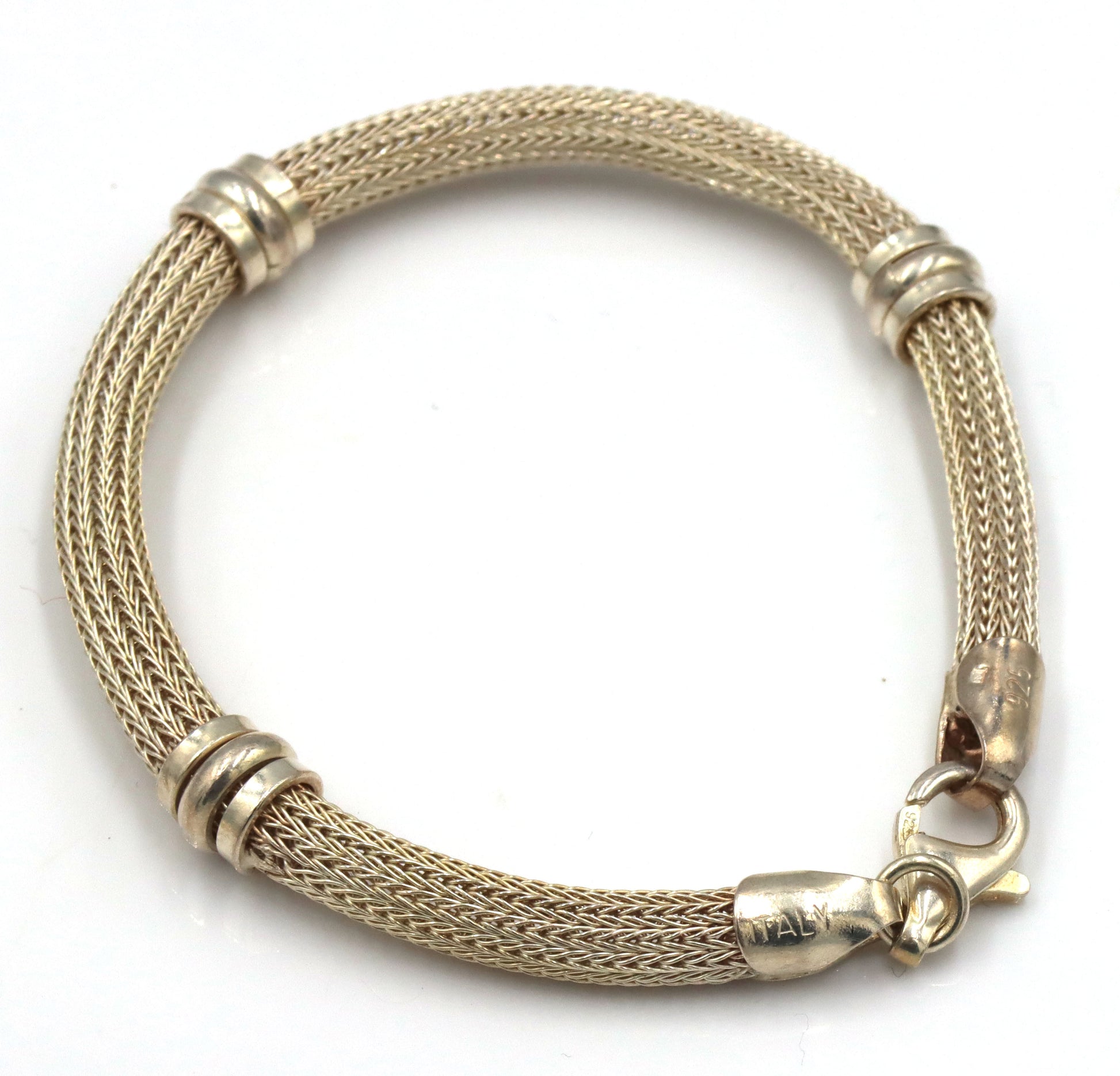 Group lot of Vintage 925 sterling silver bracelets