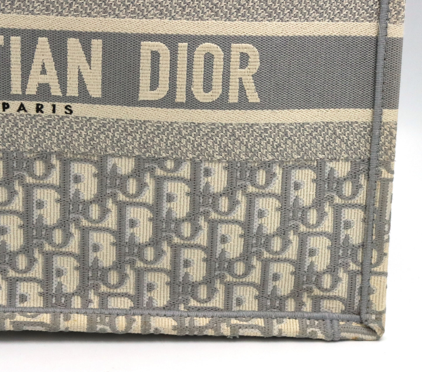 Christian Dior Canvas book tote