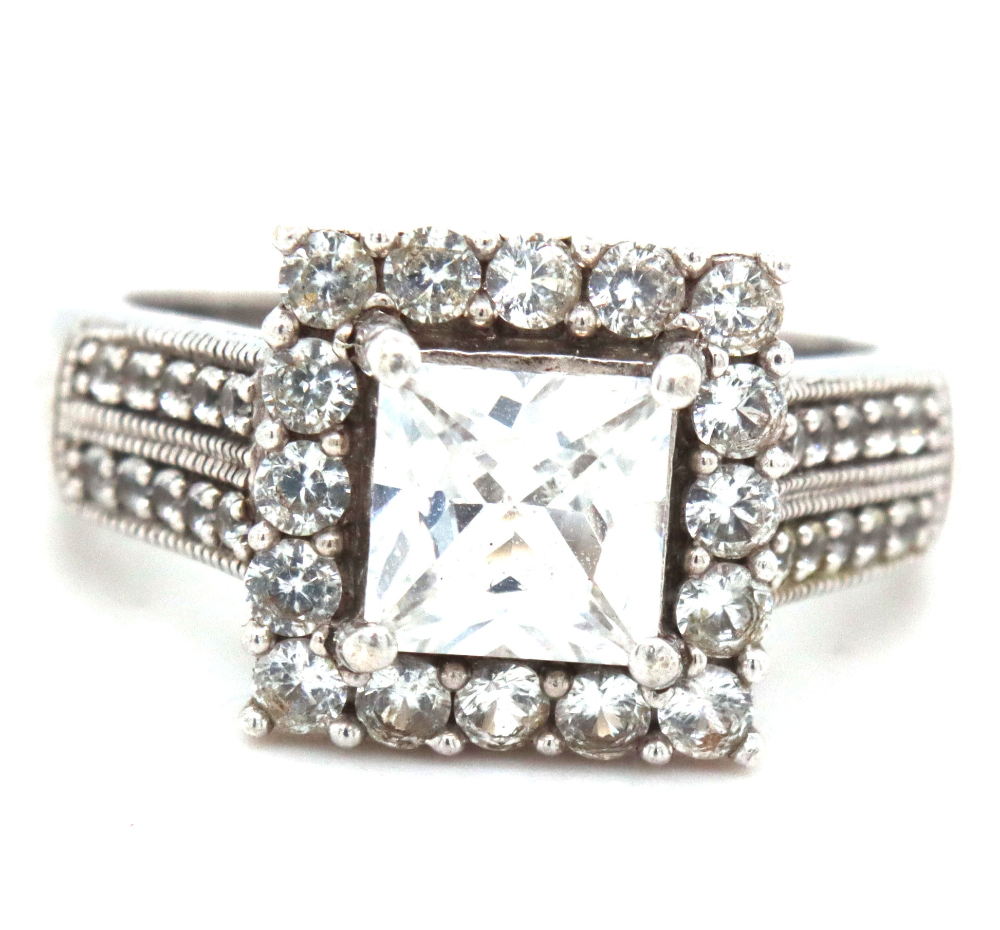 925 Sterling silver cubic zirconia ring