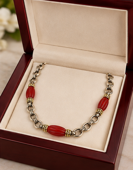 Lagos Caviar Signature Beaded Necklace