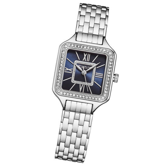 Stuhrling Original Symphony Quartz Blue Dial Ladies Watch
