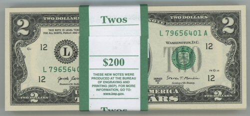 2017-A Series $2 Federal Reserve Notes – Sequential Pack (L)