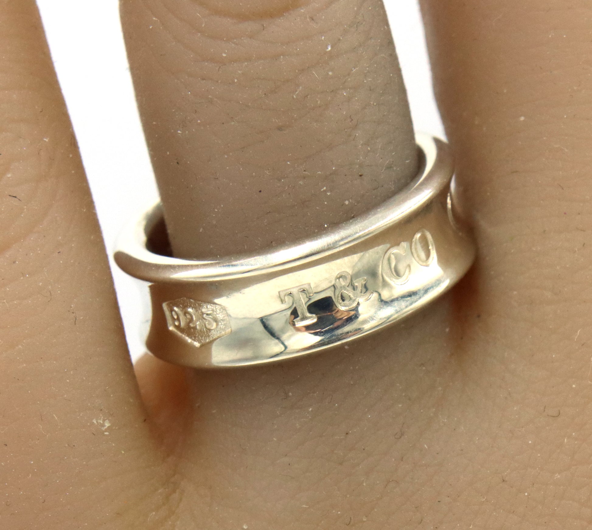 Tiffany & co 1837 band in sterling silver