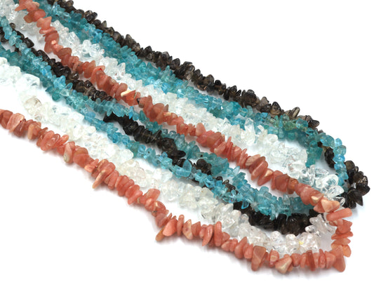 Group lot of 5 gemstone necklaces