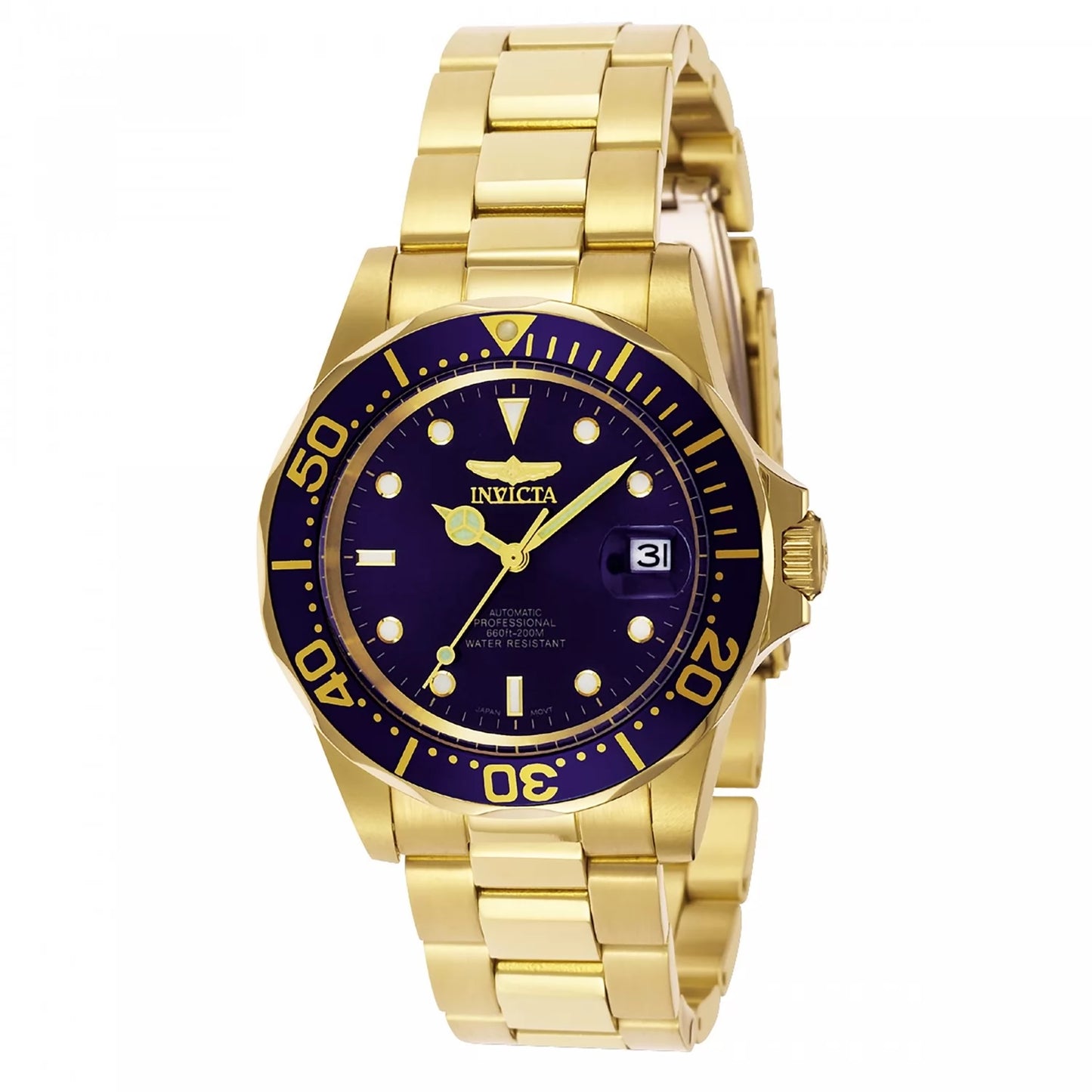 Invicta Men's Pro Diver Automatic 3 Hand Blue Dial Watch