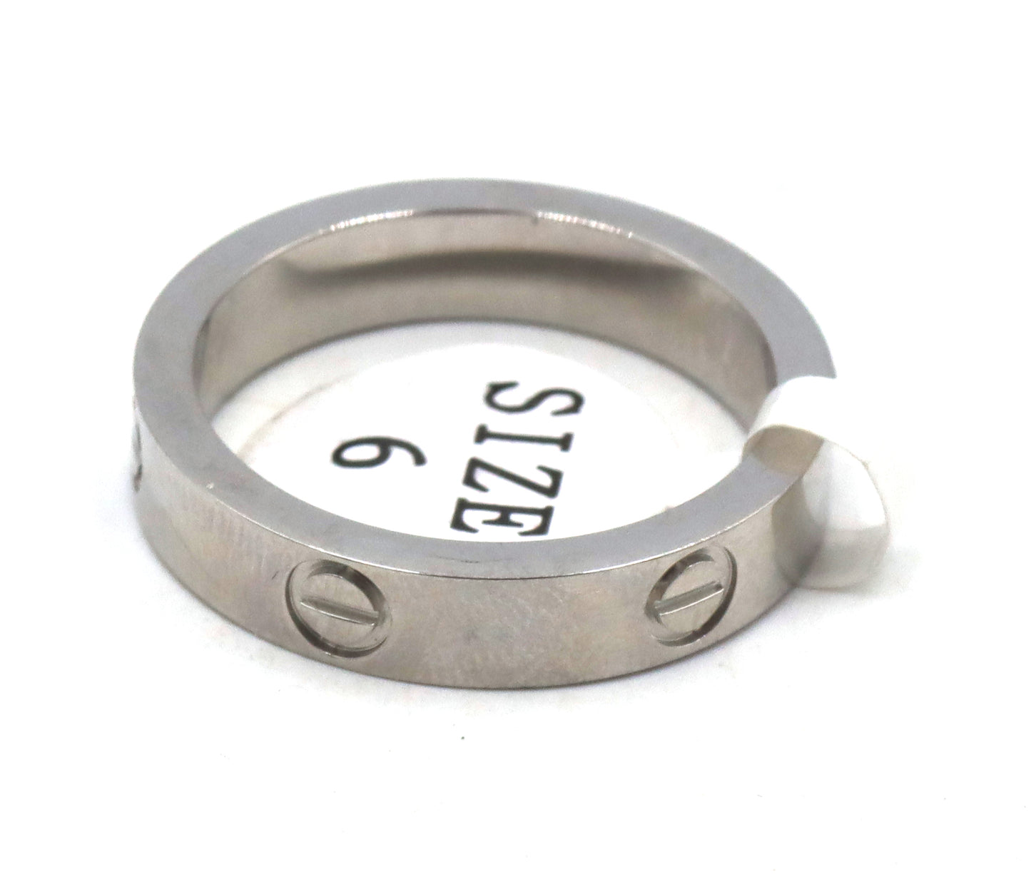 Stainless steel love band