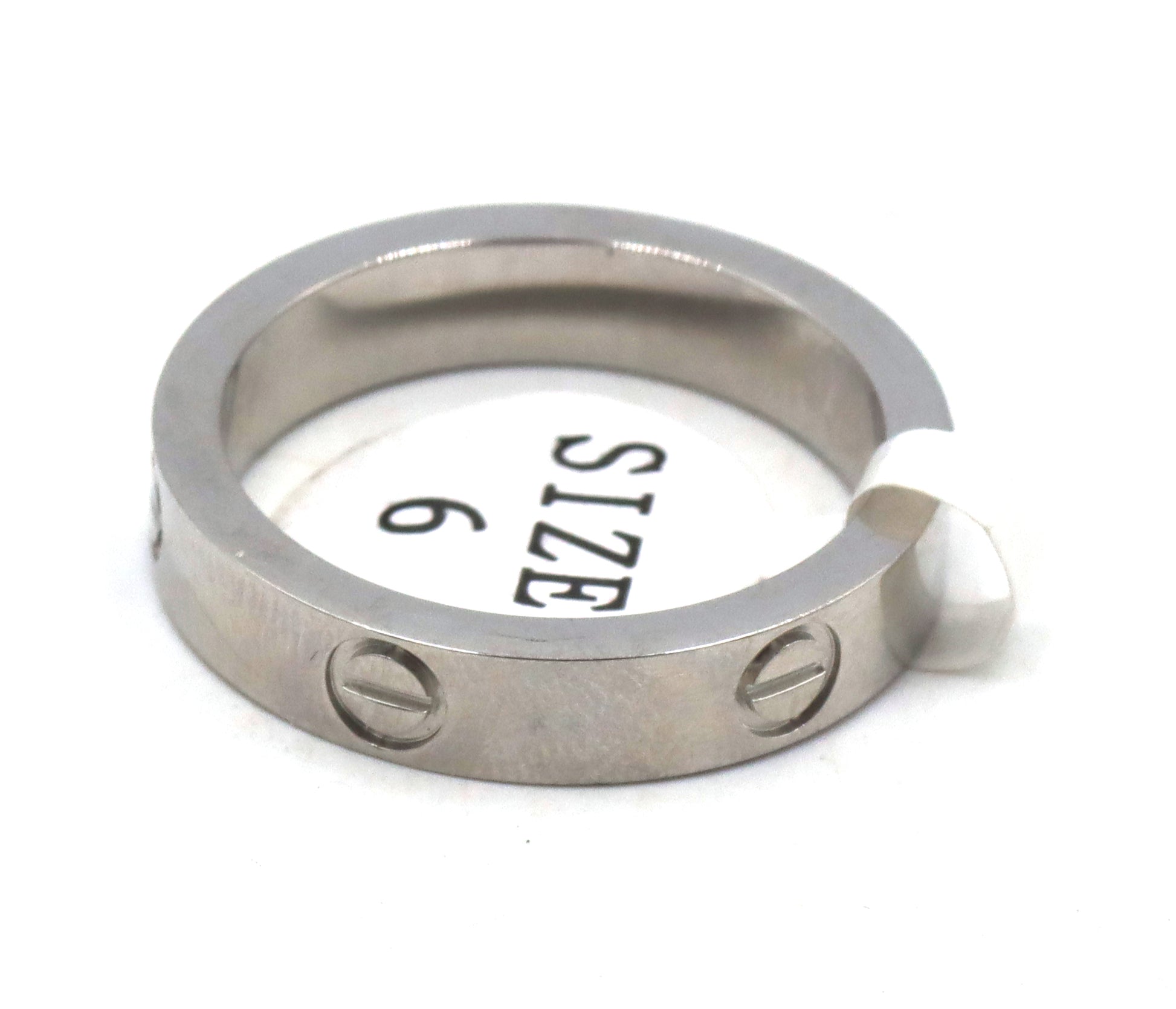 Stainless steel love band