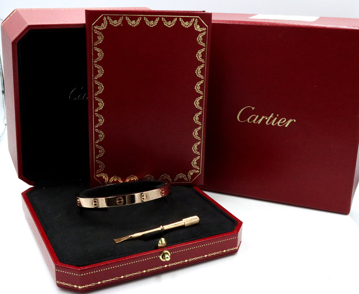 Authentic Cartier Yellow gold lover bangle bracelet