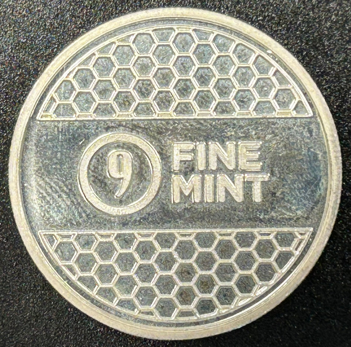 1 Troy Ounce .999 Fine Silver Honeycomb Round