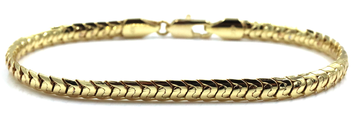 Stainless steel braided link bracelet