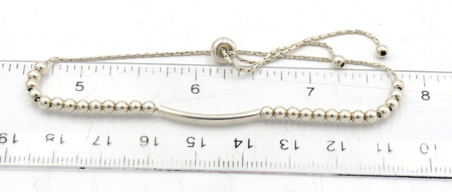 Group lot of 10 Vintage 925 sterling silver bracelets