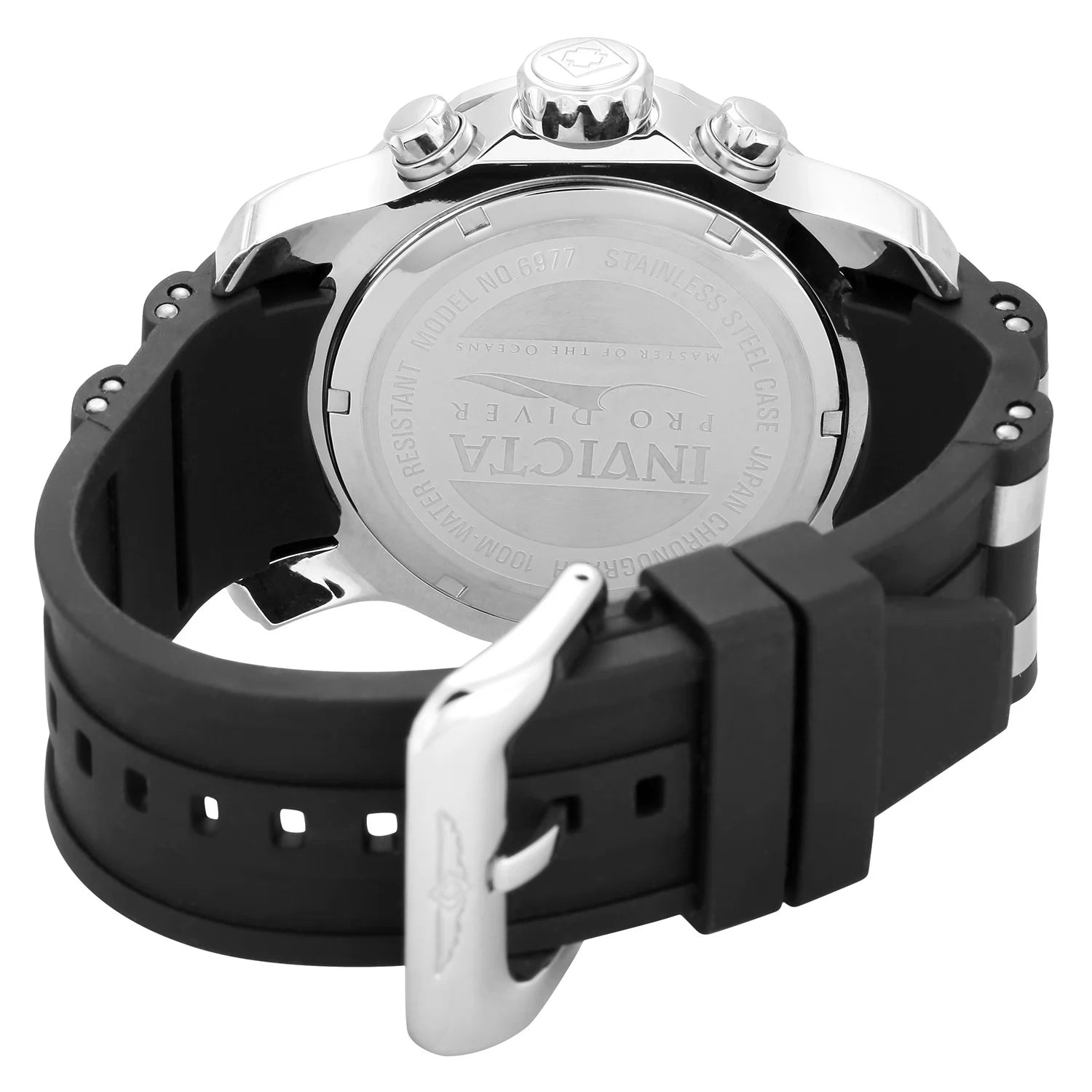 Invicta Men's Pro Diver Quartz Chronograph Black Dial Watch
