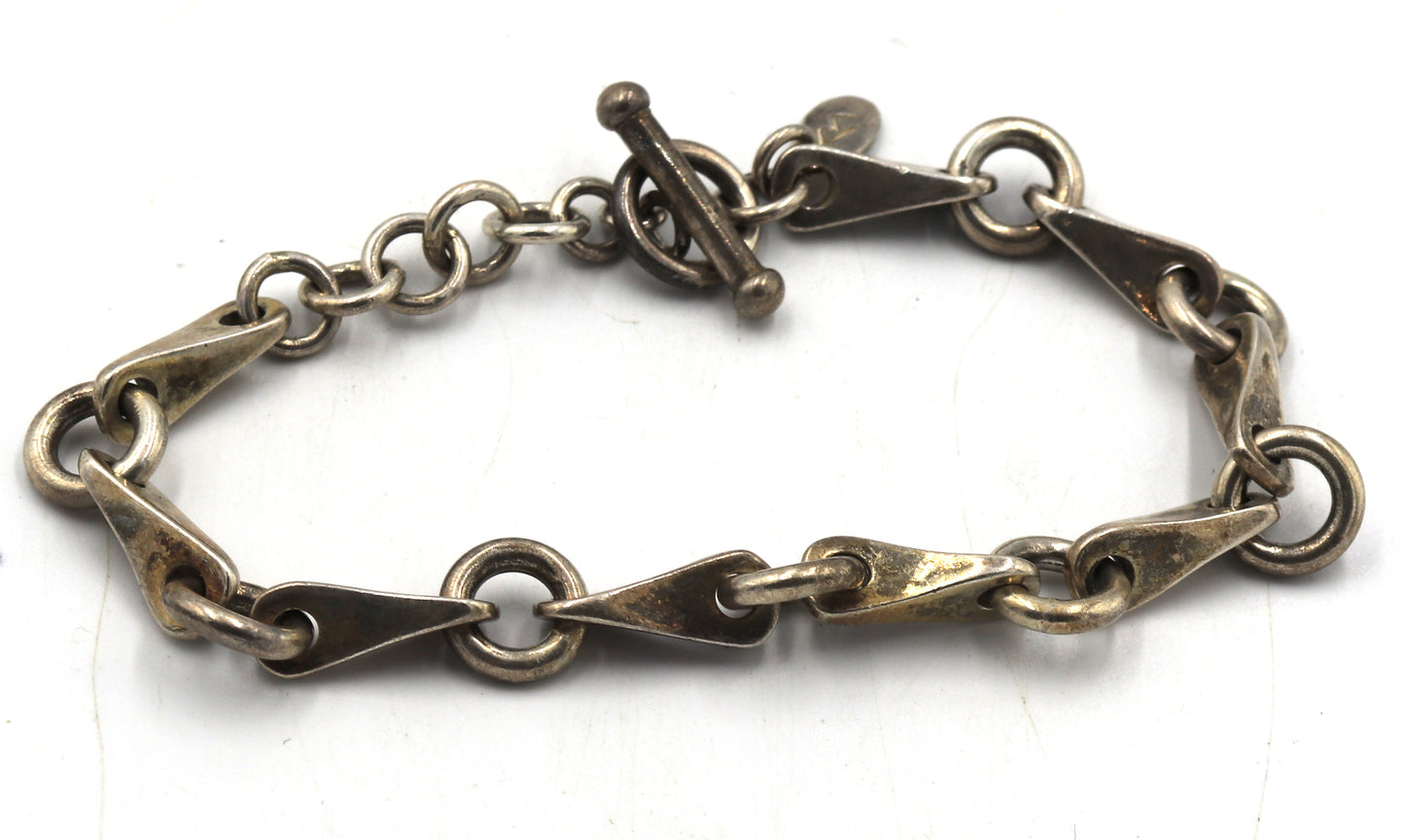 Group lot of 5 Vintage 925 sterling silver bracelets