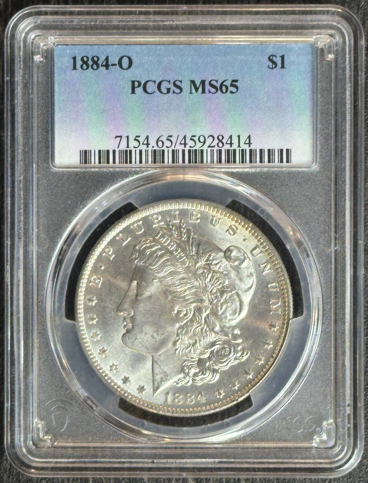 1884-O Morgan Silver Dollar $1 PCGS MS65 Gem Uncirculated