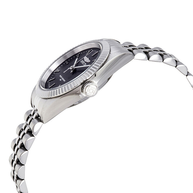 Invicta Specialty Womens Black Dial Stainless Steel Quartz Analog Watch