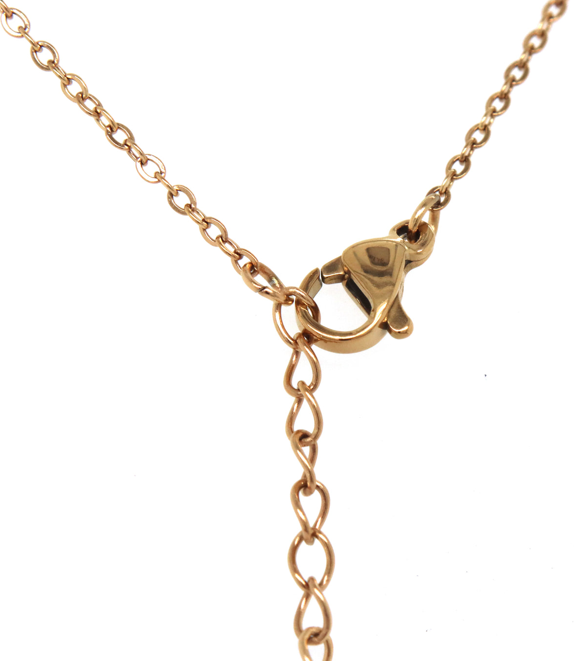 Stainless steel Initial L pendant on chain