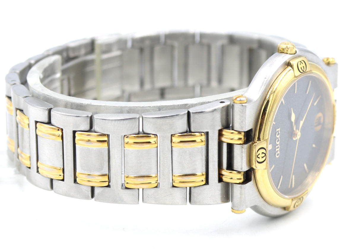 Gucci 9000M 2 tone quartz watch