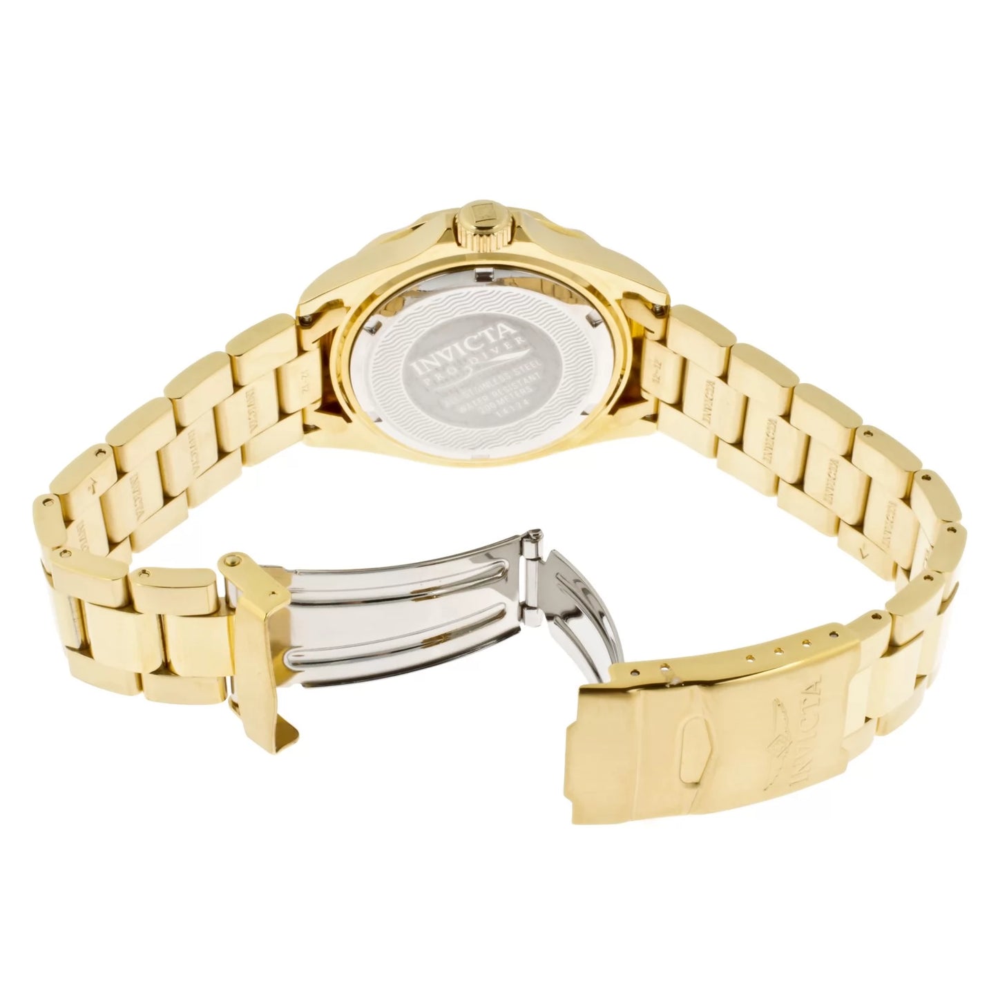 Invicta Men's Pro Diver Quartz 3 Hand Gold Dial Watch