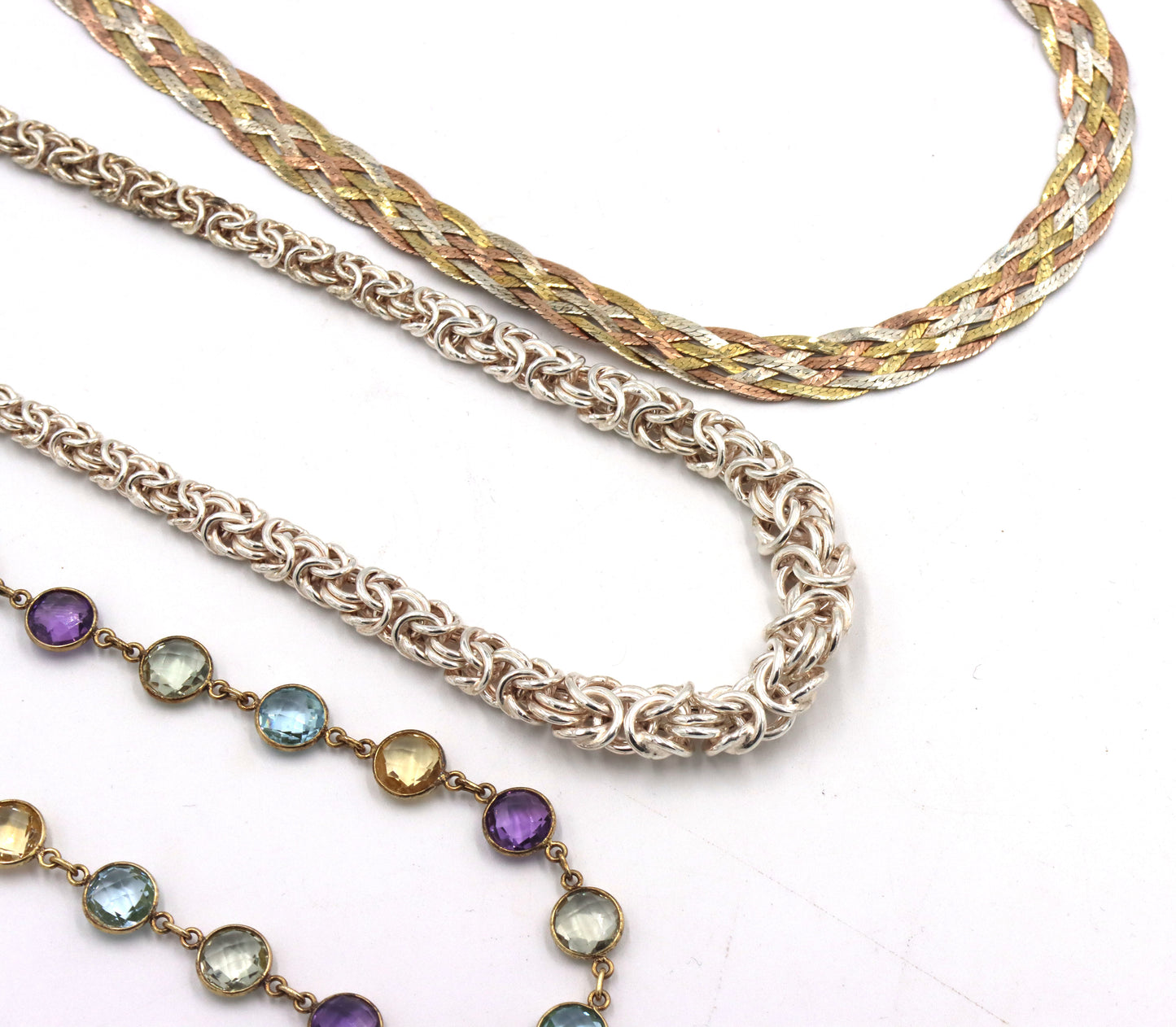 Group of vintage 925 sterling silver jewelry