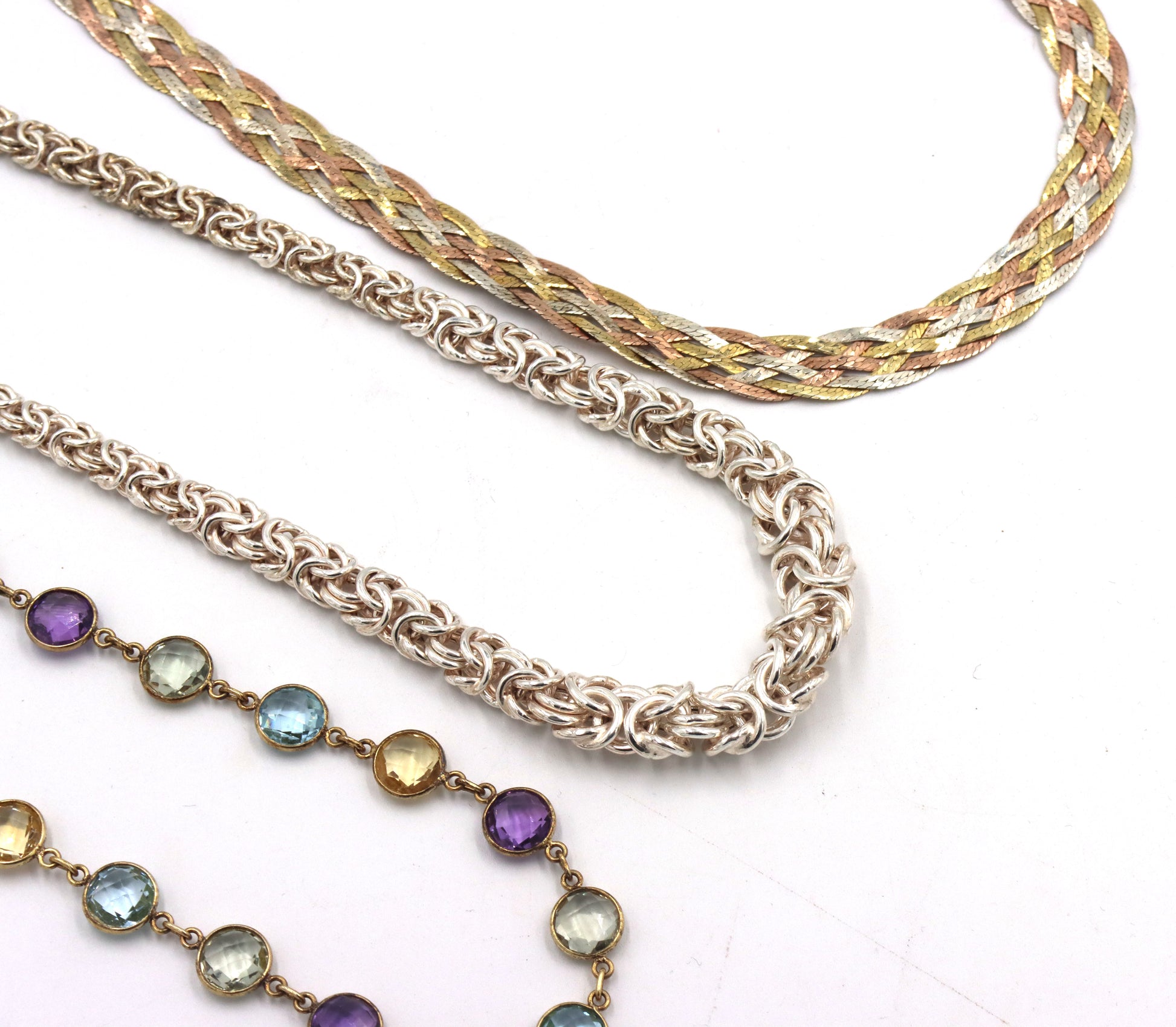 Group of vintage 925 sterling silver jewelry