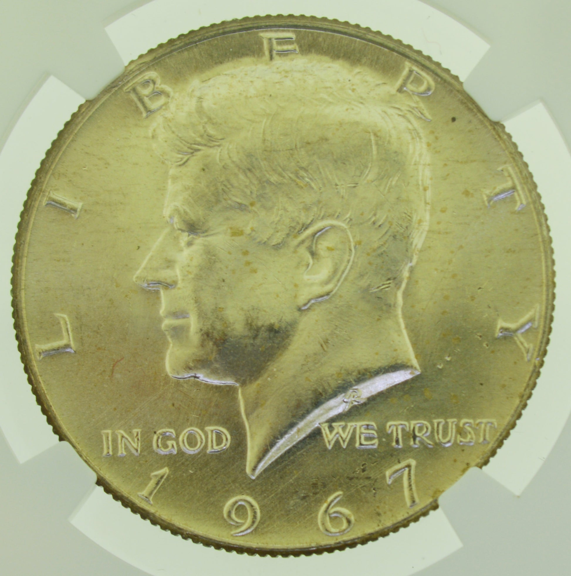 1967 Kennedy Half Dollar NGC MS65