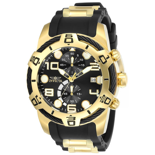 Invicta Men's Bolt Quartz Multifunction Black Dial Watch