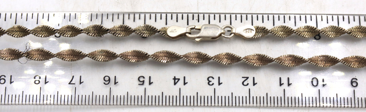 Group lot of 4 vintage 925 sterling silver necklaces