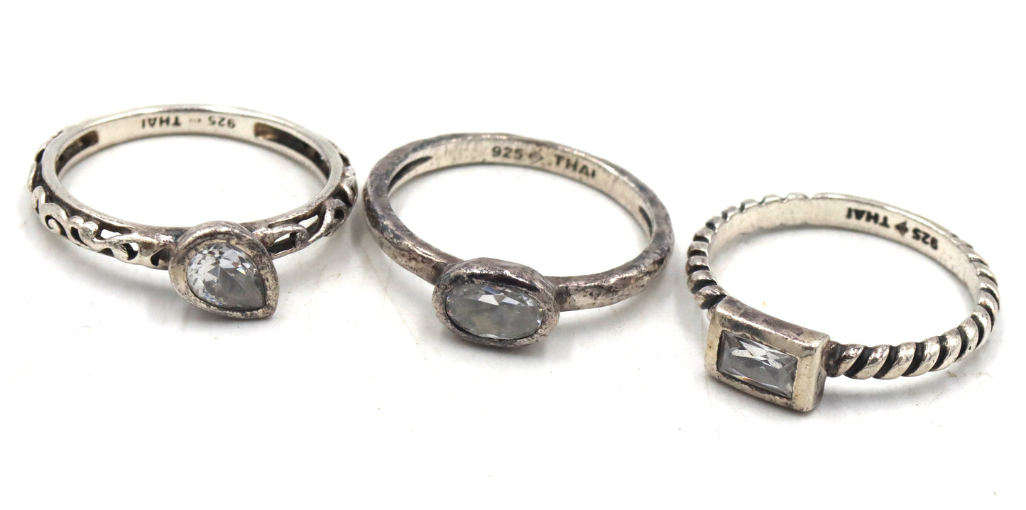 Group lot of vintage 925 sterling silver mixed jewelry