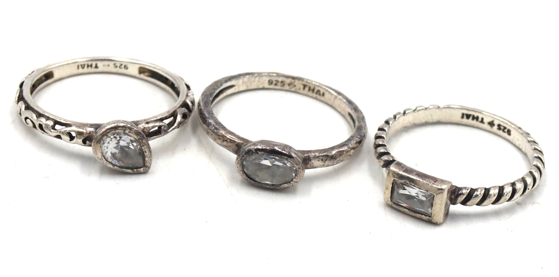 Group lot of vintage 925 sterling silver mixed jewelry