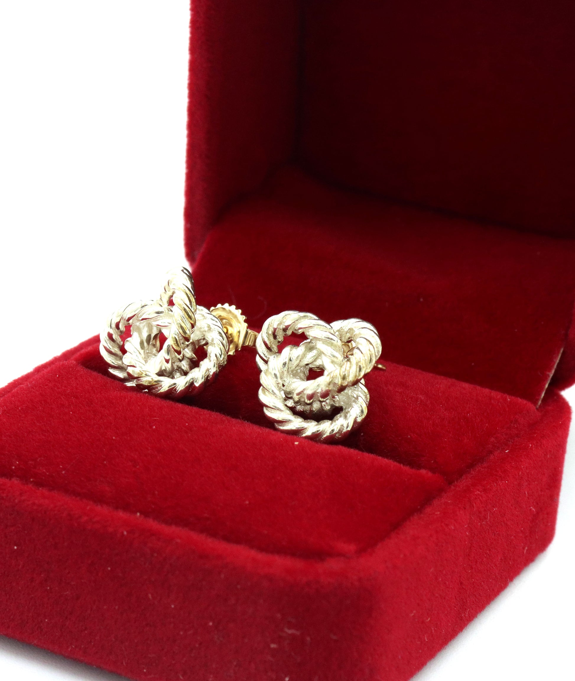 Tiffany & Co twisted rope stud earrings