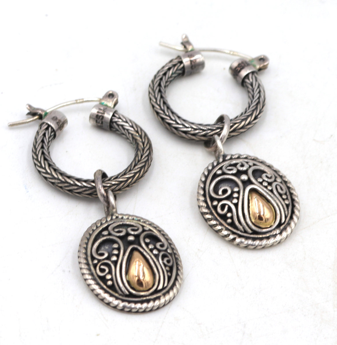 3 Pairs of Vintage 925 sterling silver earrings