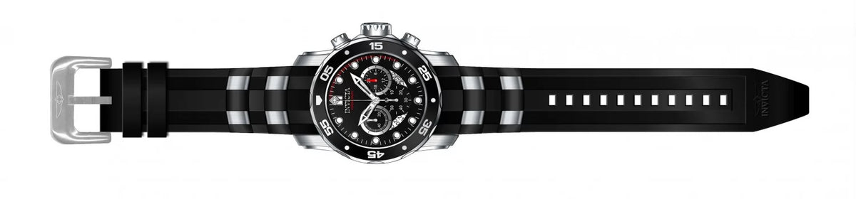 Invicta Men's Pro Diver Quartz Chronograph Black Dial Watch