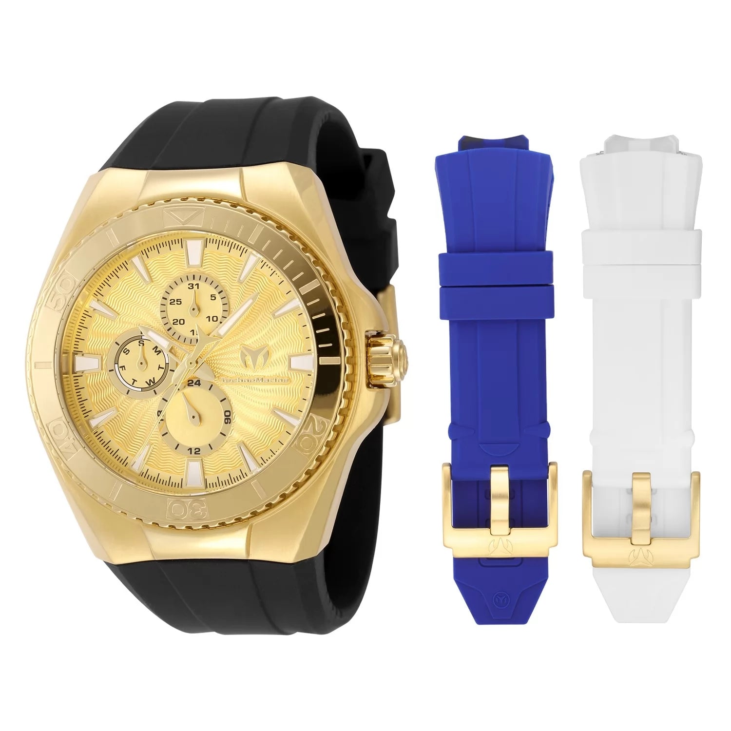 Technomarine Men's Cruise Quartz Chronograph Gold Dial Watch
