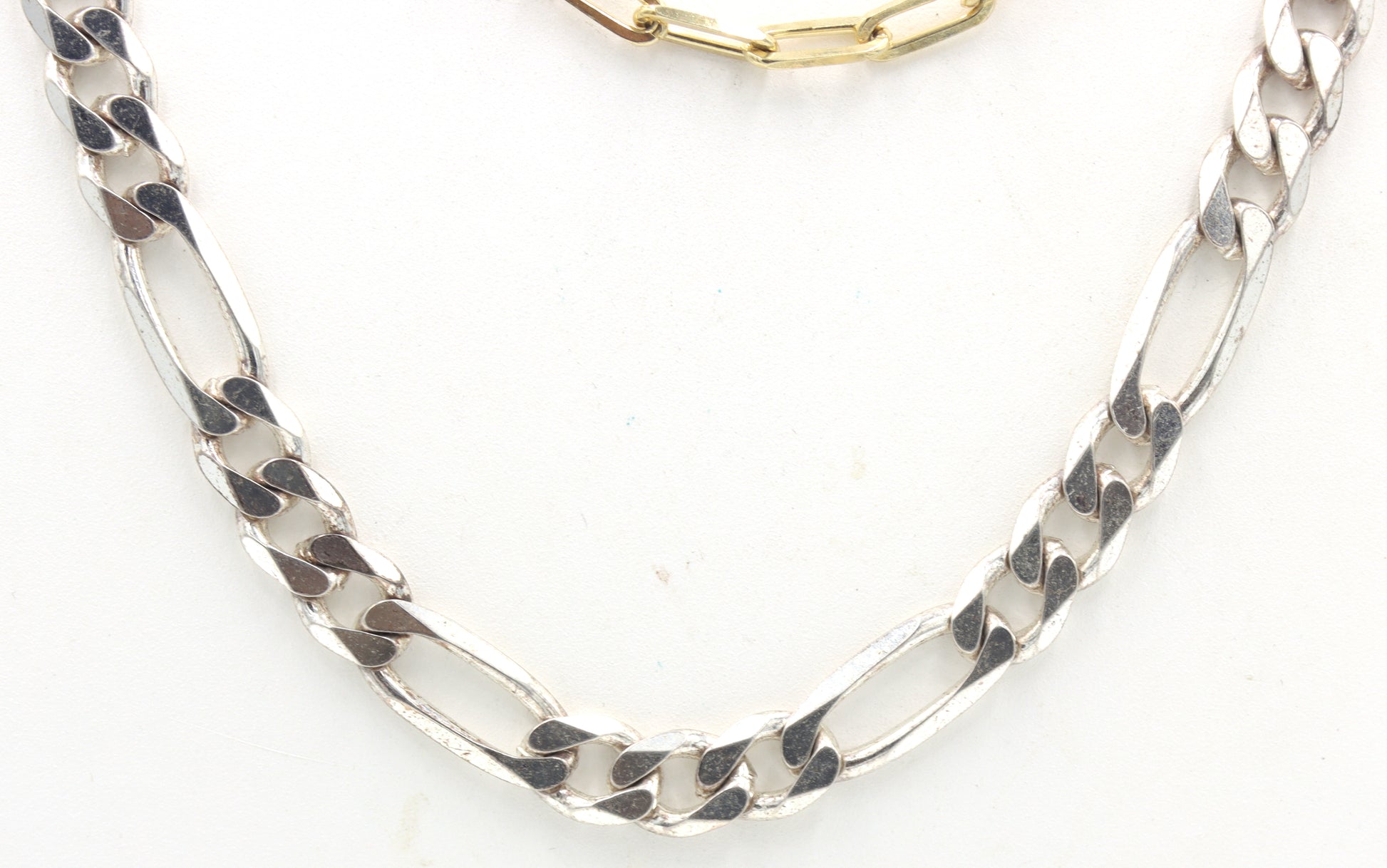 Group lot of 2 Vintage 925 sterling silver chains