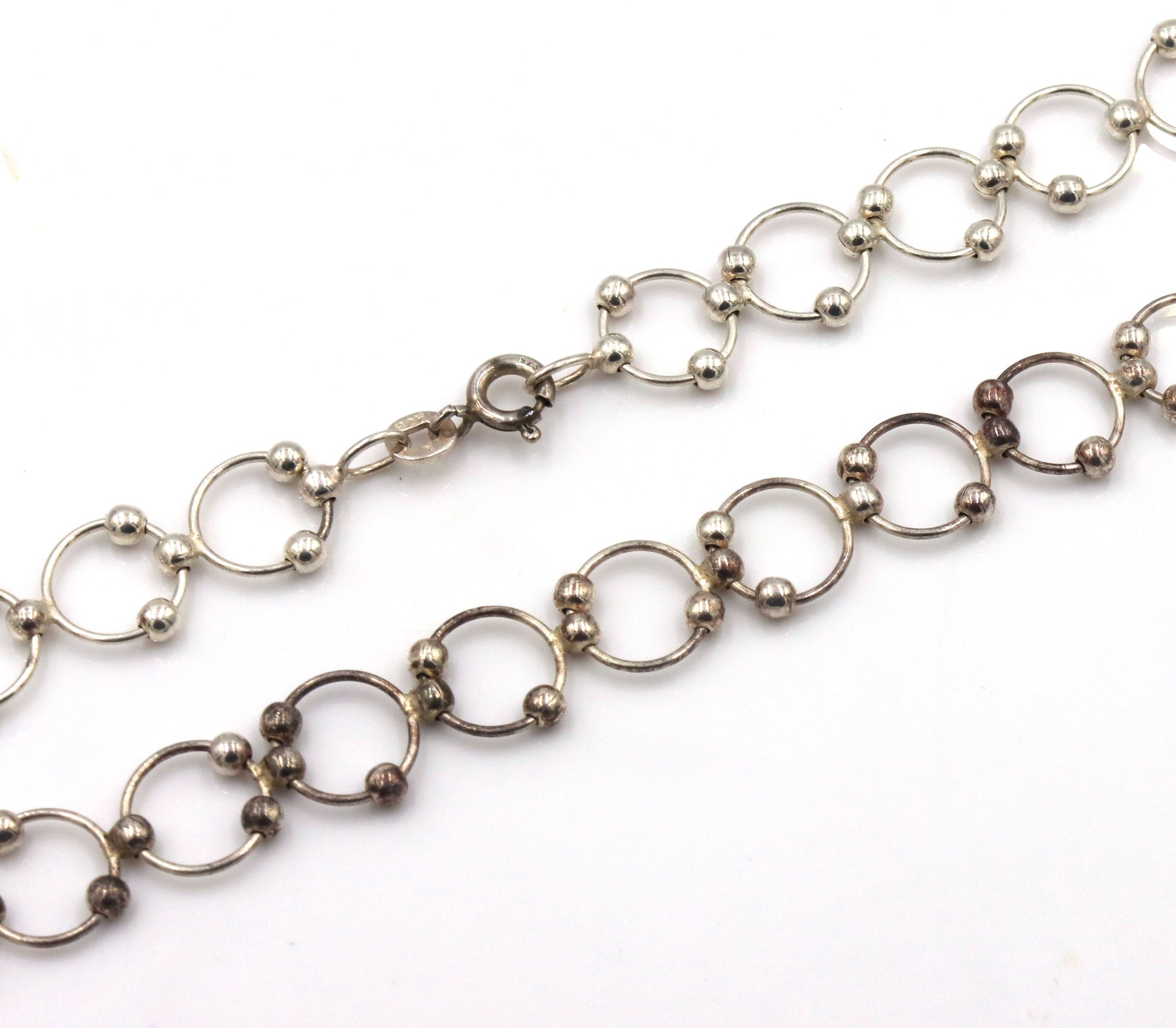 Vintage 925 sterling silver group lot of 7 chain necklaces