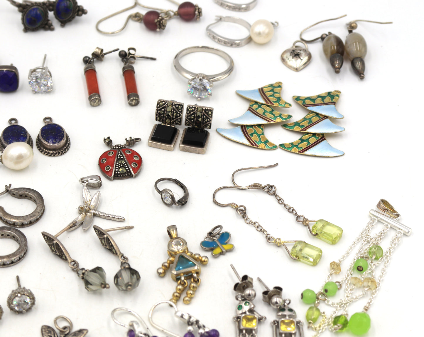 Group lot of Vintage 925 sterling silver mixed Jewelry